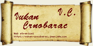 Vukan Crnobarac vizit kartica